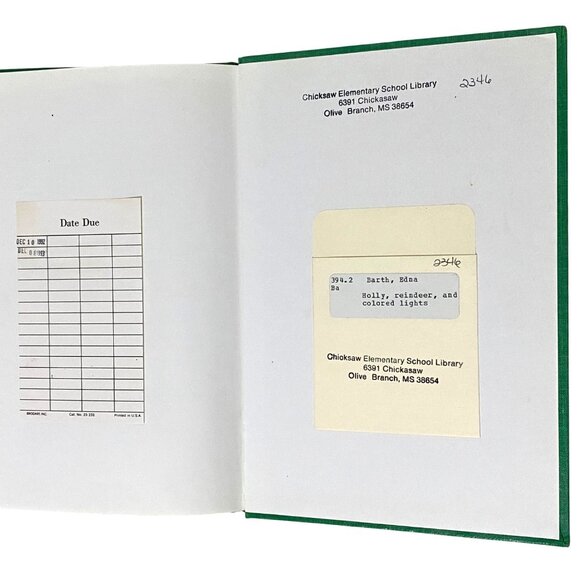 Holly Reindeer and Colored Lights The Story of the Christmas Symbols HC Barth - Picture 9 of 9